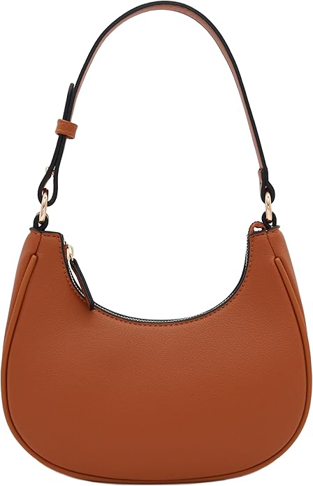 FashionPuzzle Small Crescent Shoulder Bag Underarm Purse