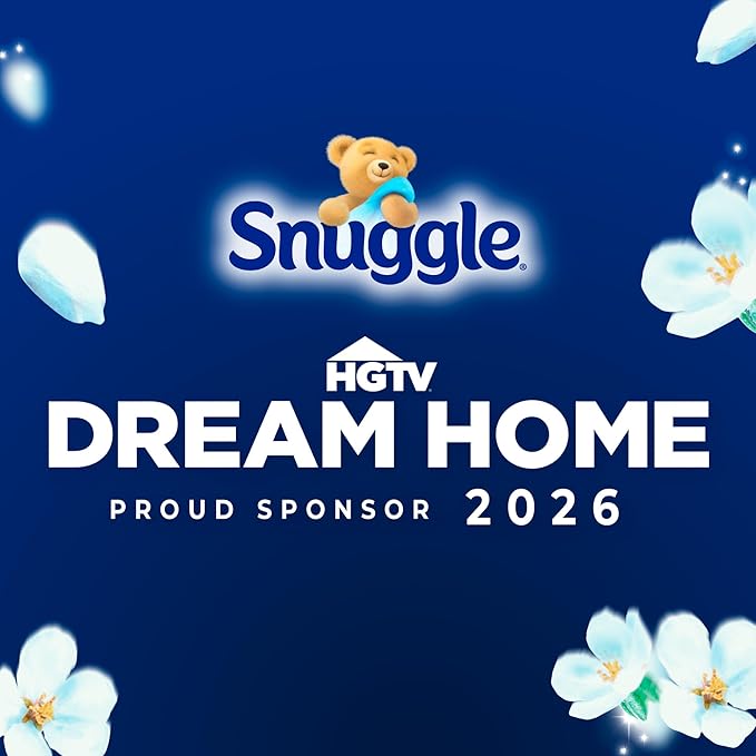 Snuggle Fabric Softener Dryer Sheets, Long-Lasting Fresh & Clean Scent, Softens Fabric, Reduces Static, Fights Wrinkles, Helps Repel Lint & Pet Hair, HE Safe, Blue Sparkle Cuddle-Up Fresh, 230 Ct