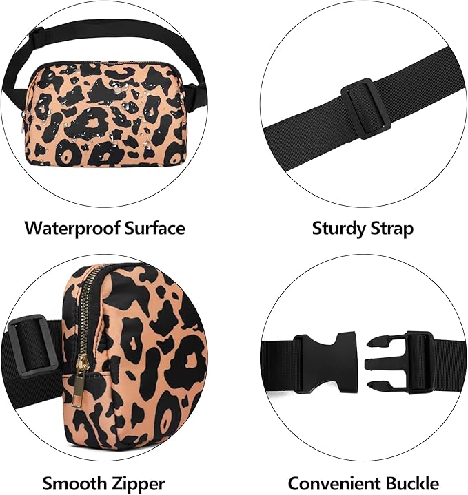 VOROLO Fanny Pack For Women And Men Crossbody Bag Belt Bag with Adjustable Strap Graduation Gifts