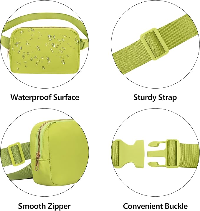 VOROLO Fanny Pack For Women And Men Crossbody Bag Belt Bag with Adjustable Strap Valentines Day Graduation Gifts