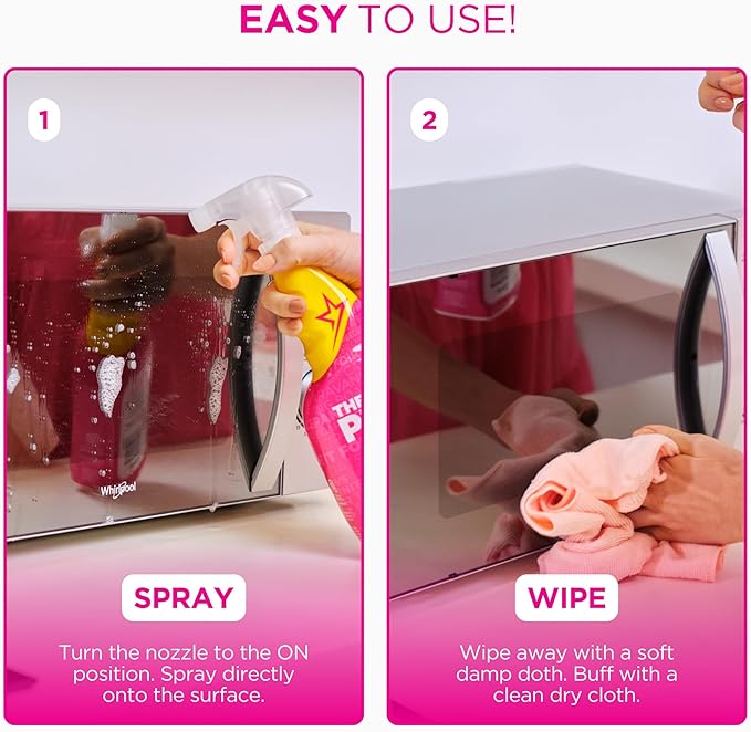 Stardrops The Pink Stuff Miracle Multi-Purpose Cleaner – Removes Grease, Grime, and Stains on Kitchens, Bathrooms, Floors, and More, 25 fl Oz (Pack of 2)