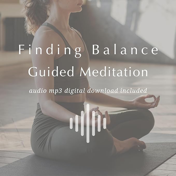 FINDING BALANCE Mental Health Journal – 6-Month Daily Journal with Prompts for Mindfulness, Self-Care & Healing – Anxiety & Depression Relief – Hardcover