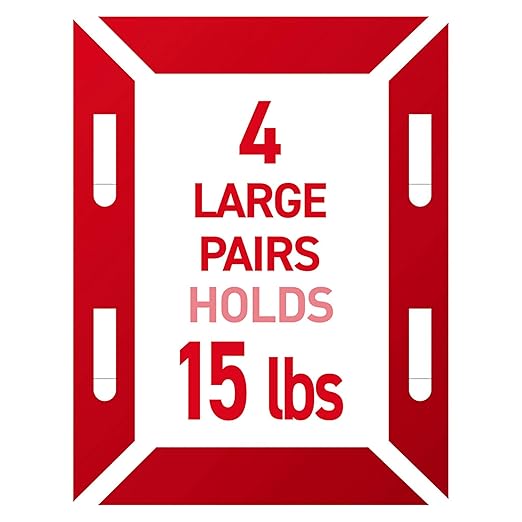 Command 15 lb Large Picture Hanging Strips 40 Pairs, (80 Command Strips) Damage Free Hanging Picture Hangers, No Tools Great for Home Decor, Black Adhesive