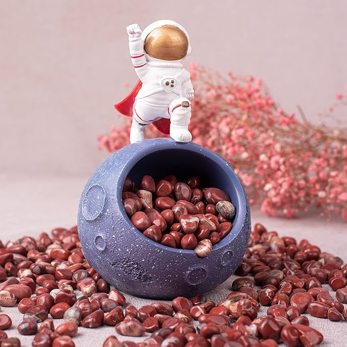 Polished Red Jasper Crystal Stone Set - 72 Pcs, 0.5" 10 oz Handpicked Tumbled Gemstones Rocks, Pebbles for Reiki, Chakra, Healing