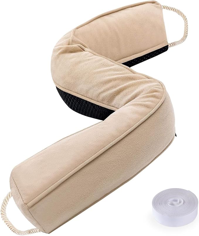 Sunolga Door Draft Stopper Blocks Hot and Cold Air with Removable Washable Cover for Bottom of Door, All-Season Seal for Noise, Light, Dust, Door Sweep for Gaps Up to 3", Home Essentials, 36", Beige