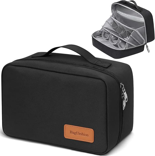 Toiletry Bag for Men,Mens Travel Toiletry Organizer,Men's Travel Essentials,Water Resistant Shaving Bag for Toiletries Accessories -Black