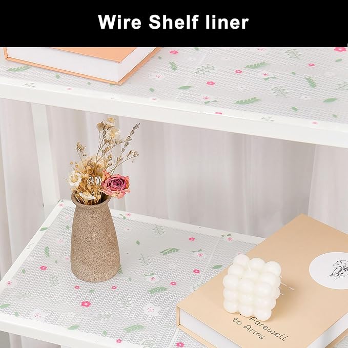 Cooyes Shelf Liner - Premium Non-Adhesive Cabinet & Drawer Liner for Kitchen - Waterproof Shelf Paper with Modern Pattern - Durable EVA Cabinet Mat - Easy to Cut (11.8" W x 236" L)