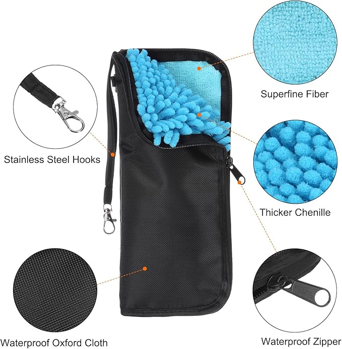 HARFINGTON Umbrellas Bags for Wet Travel Umbrellas Portable Cover Carry Storage Sleeve for Compact Folding Umbrellas Travel Home Outdoor