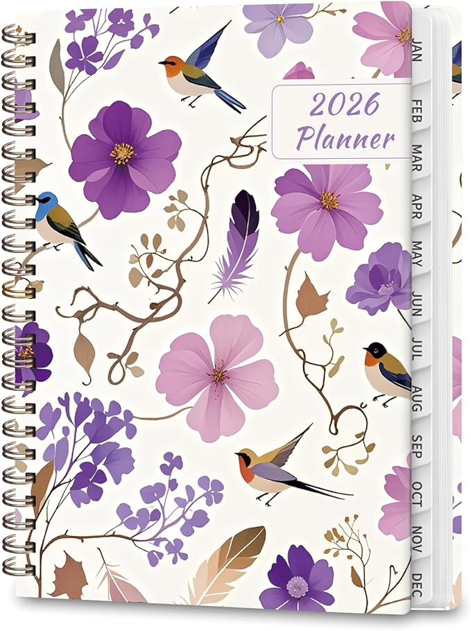 2026 Planner, Weekly and Monthly Calendar Academic Planner, Jan 2026 - Dec 2026, Planning Agenda Book for Desk Accessories and School Supplies - A5 (6.3'' x 8.5'')