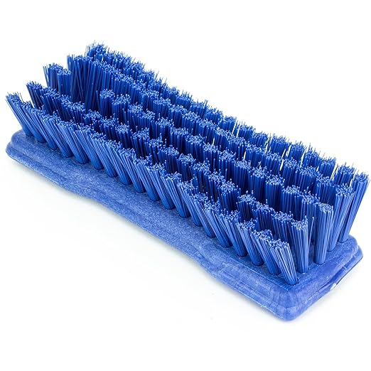 SPARTA 42024EC14 Comfort Grip Plastic Scrub Brush, Hand Brush For Cleaning, 2 Inches, Blue, (Pack of 6)