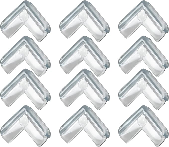 12pcs Table and Baby Corner Guards for Furniture, Corner Bumpers, Table Corner Protector for Baby