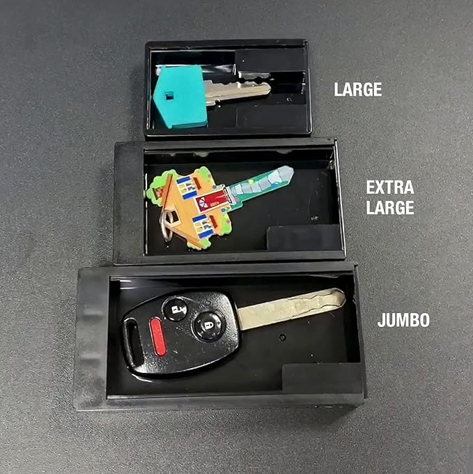 Lucky Line Large Magnetic Key Hider Case Holder for Standard Size Keys (91001)