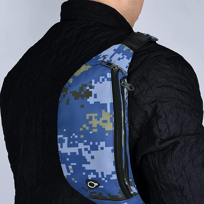 Fanny Packs for Men and Women, Waterproof Sports Waist Pack Bag for Travel Hiking Running Hands-free