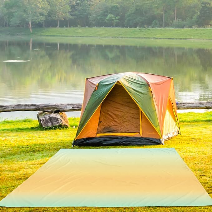 AISPARKY Beach Blanket Waterproof Sandproof Extra Large Beach Mat 79" X 83"/120"x108" for 2-8 Adults Quick Drying Durable Outdoor Picnic Mat for Travel, Camping, Hiking