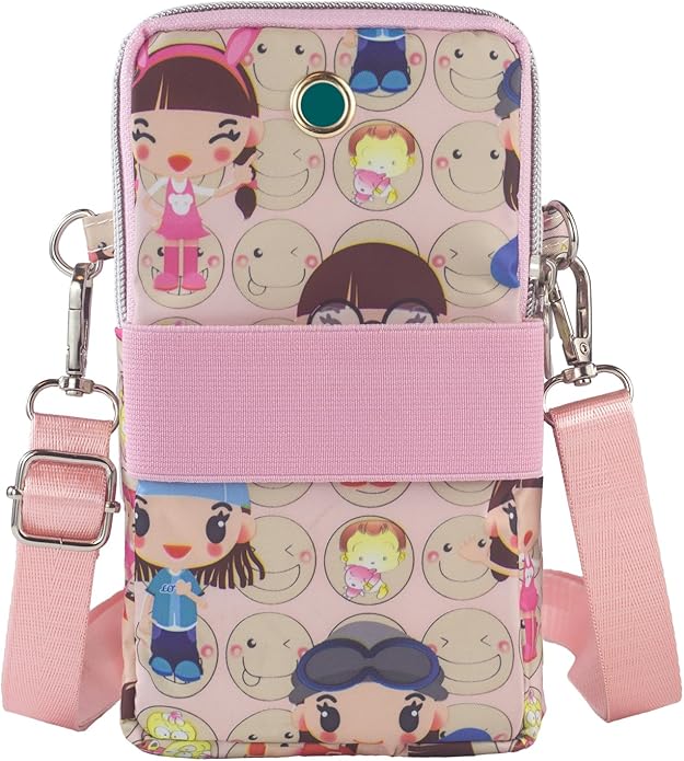 JANKS Small Crossbody Bag for Women - Mini Phone Purses with Crossbody Strap and Wallet - Nylon Arm Bag