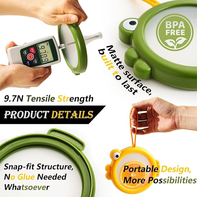 Onion Storage and Avocado Saver - 4-Piece Set Silicone Fruit Storage Box, Multifunctional and Perfect for Lemons, Cheese, Tomatoes, Potatoes, Garlic