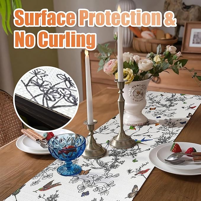 Tatyanna Shelf Liner for Kitchen Cabinets Non Adhesive Drawer Liner Floral Cabinet Liner Non Slip Shelf Liners Strong Grip Waterproof Dresser Liner Easy to Clean for Kitchen Cupboard 12IN x 10FT