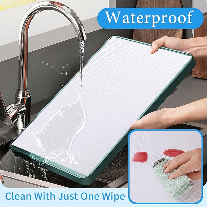 Drawer and Shelf Liner for Kitchen Cabinet: 12 in X 20 Ft Non-Slip Waterproof Shelf Paper, Non-Adhesive Refrigerator Liners, White Easy Liners for Bathroom Cupboard with Knife Tape Measure