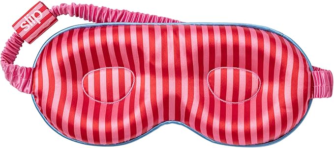 slip Welcome Aboard Contour Sleep Mask | Pure Silk, 100% Mulberry Silk | Contoured Design for Optimal Light Blocking & Comfort