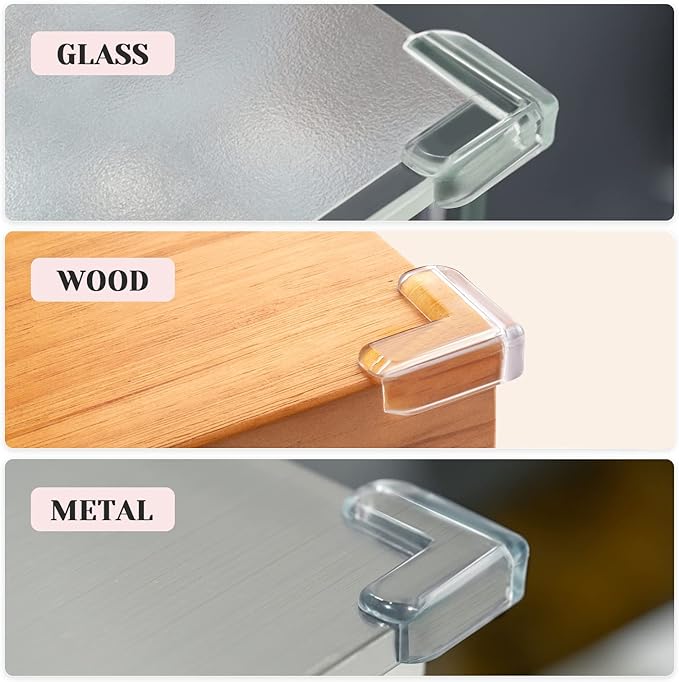 12pcs Table and Baby Corner Guards for Furniture, Corner Bumpers, Table Corner Protector for Baby