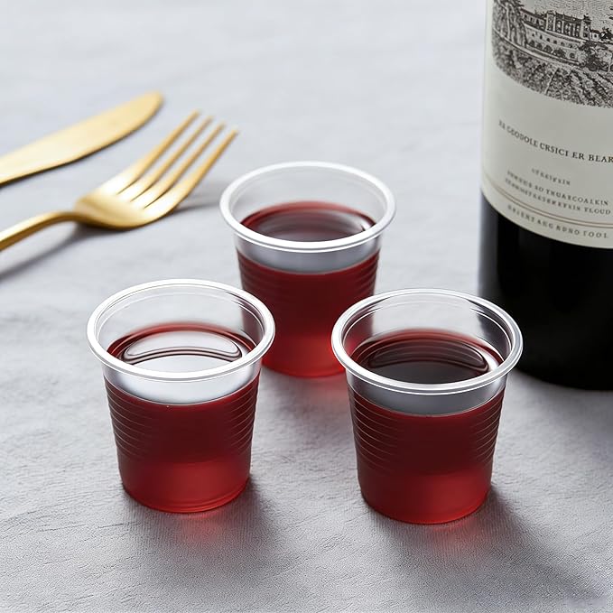 Lamosi 1500 Pack 3 oz Clear Plastic Cups, Small Plastic Bathroom Cups, Disposable Mouthwash Cup, Clear Drink Cup for Party, Whisky, Tasting, Picnic