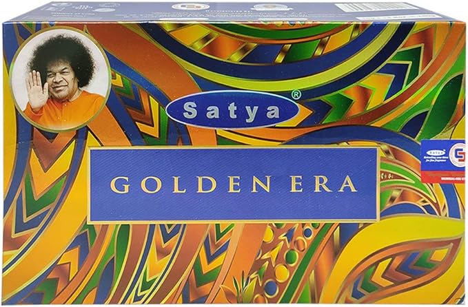 Golden Era Incense Sticks and Incense Stick Holder Bundle Insence Insense Satya