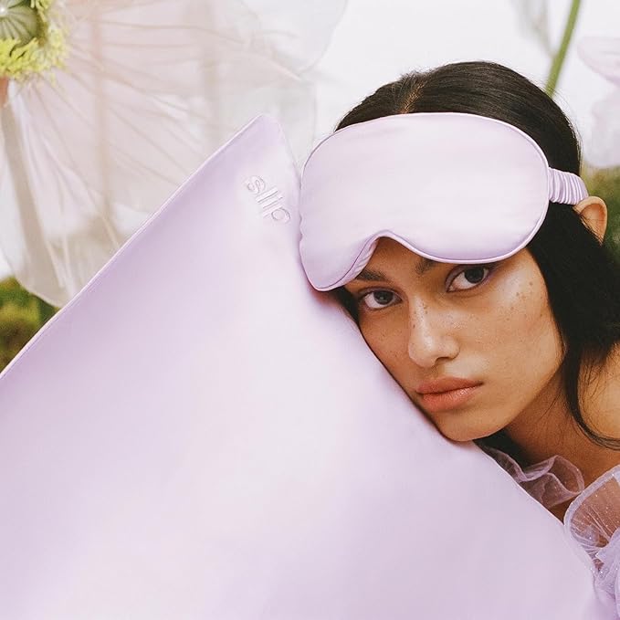 slip Pure Silk Contour Sleep Mask: Protect Your Delicate Lashes with Our Innovative, Lash-Friendly Design. Slipsilk Comfort, 1 Contour Mask, Wildflower