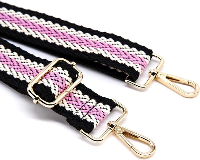 S&loyoe Purse Straps Replacement Crossbody Bag Strap Adjustable Wide Guitar Straps for Handbags 1.5inch