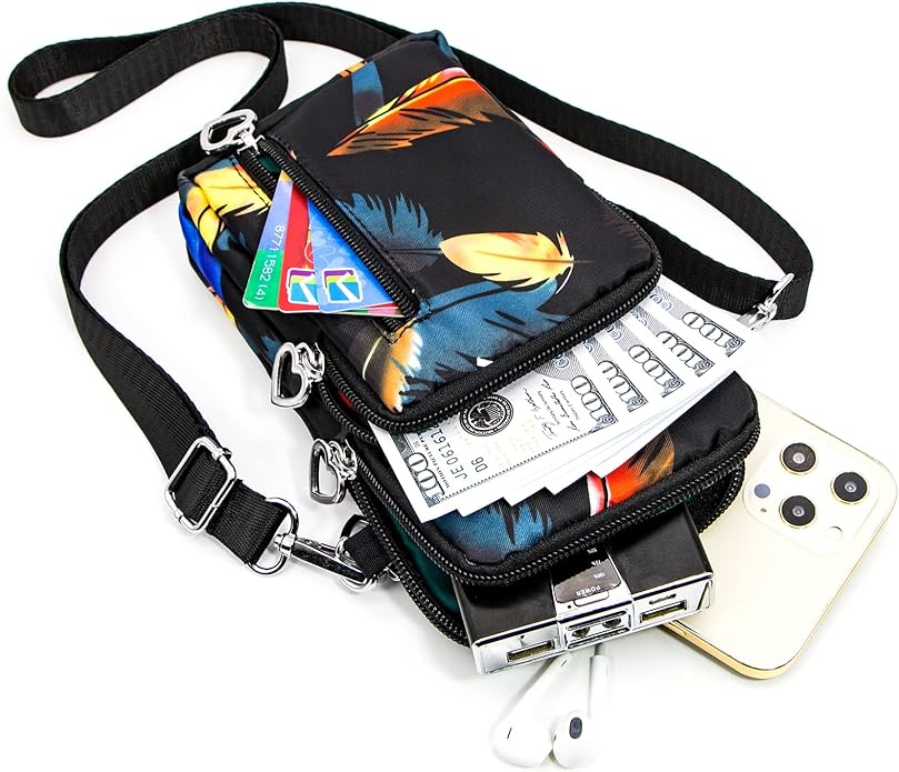 BIAOTIE Lightweight Small Crossbody bags Cell Phone Purses Travel Pouch Shoulder Bag for Women