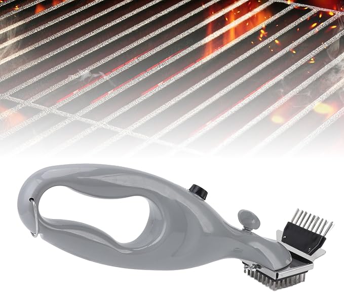 Barbeque Grill Steam Brush, Grill Cleaner Brush, BBQ Cleaning Brush for Outdoor Grill, Deep Cleansing Steam Cleaner Brush for Steel Cast Iron Ceramic Grills