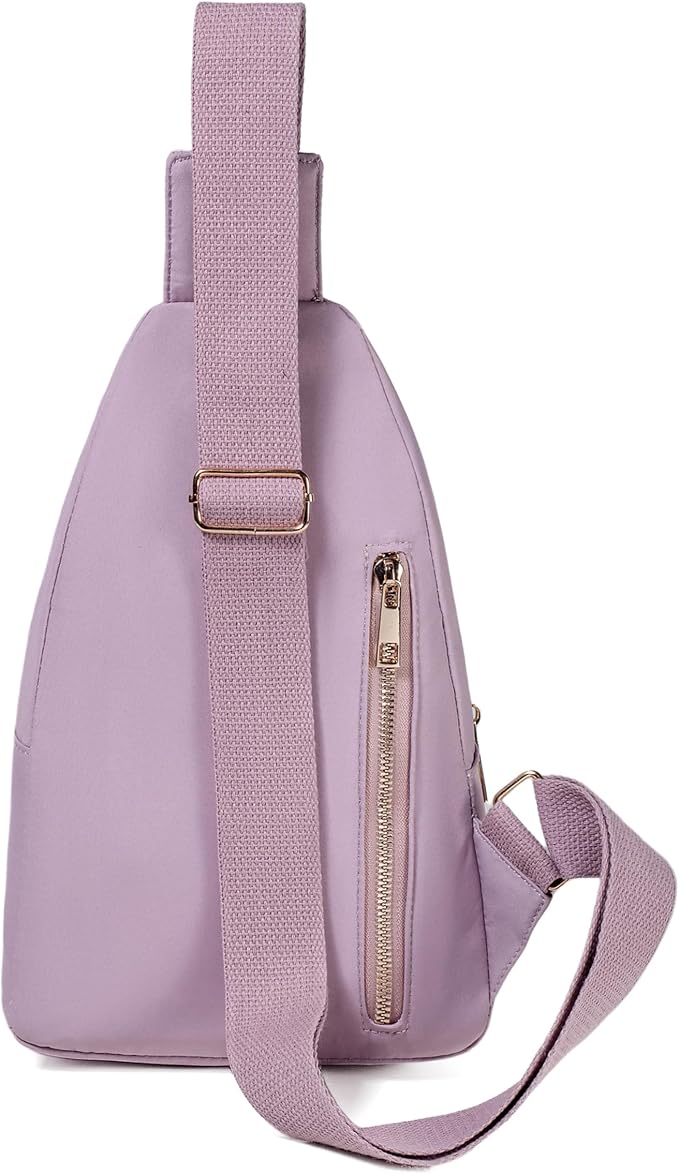 Banelu Crossbody Sling Backpack Sling Bag for Women, Small Chest Bag Daypack Crossbody Bag Fanny Pack for Outdoors Hiking Traveling
