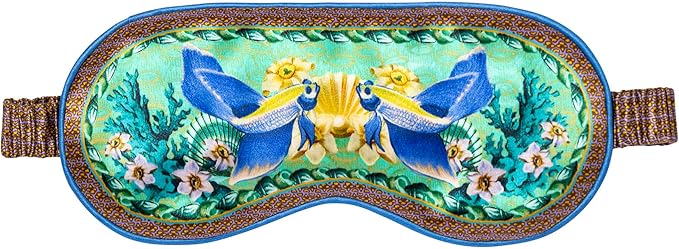 slip Pure Silk Sleep Mask - 100% Pure 22 Momme Mulberry Silk Eye Mask - Comfortable Sleeping Mask with Elastic Band, Zodiac Collection: Pisces