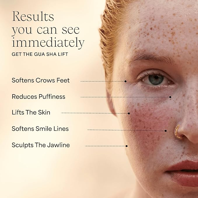 WILDLING Empress Stone Gua Sha Facial Stone I Facial Massage Stone to Lift, Plump, Tone + Sculpt I Patented Design Crafted with 100% Authentic Bian Stone