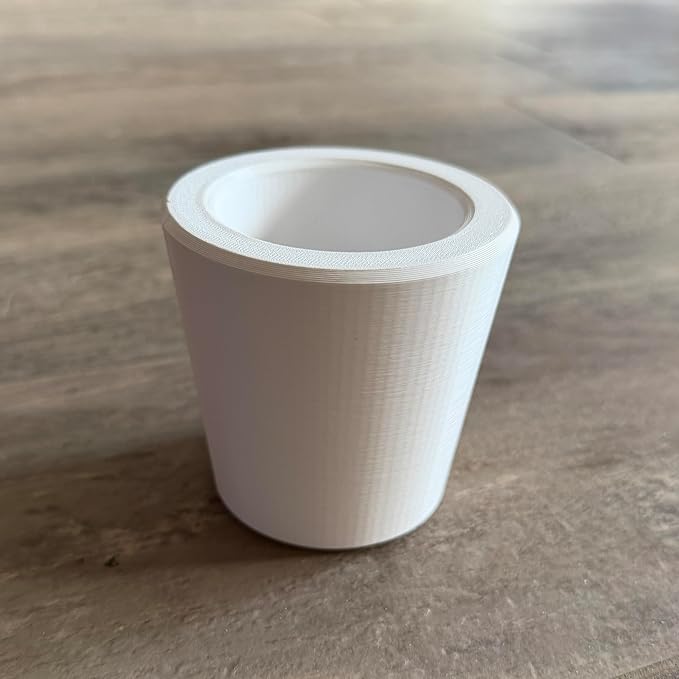 Slim Can Cup Holder Adapter (3D Printed in The USA) (White)