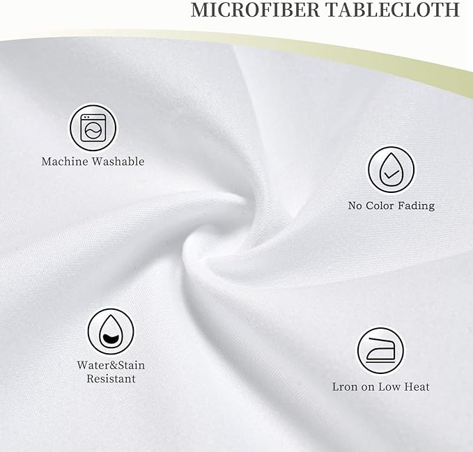 VIMPEYDON Fractal Table Cloth for Dining Tables, Reusable Sphere Blooming Flower Rose-Like Colored Image Different Details Tablecloths Decor Rectangle Table Cover for Kitchen, Holiday, Party, 54x72Inch