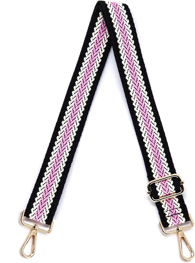 S&loyoe Purse Straps Replacement Crossbody Bag Strap Adjustable Wide Guitar Straps for Handbags 1.5inch