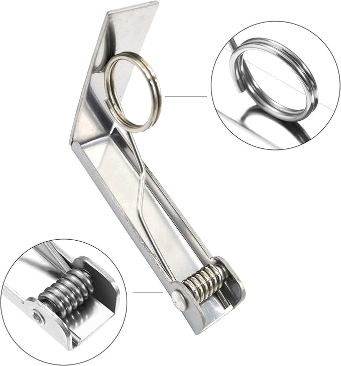 Latomex Tablecloth Clips 12 Packs Picnic Table Clips Stainless Steel Tablecloth Cover Clamps Table Cloth Holders Ideal for Home, Kitchen, Restaurant, Weeding, Picnic, Patio and Party(Up to 2.4")