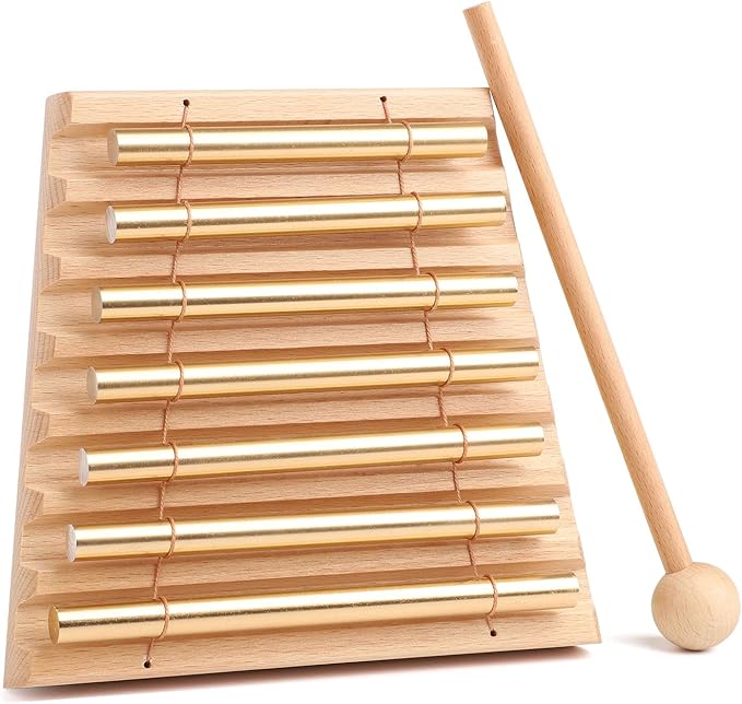 7 Tone Hand Chime Bell Sound Healing Instrument For Yoga Meditation Chakra Relaxation Mindfulness