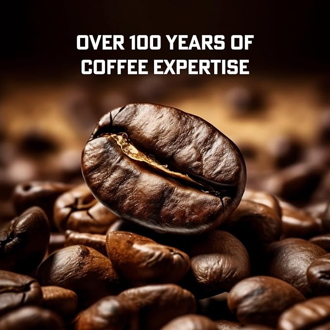 Eight O'Clock Coffee Dark Italian Espresso, Dark Roast Ground Coffee 100% Arabica, Bold & Chocolaty, 10 Ounce (Pack of 6)