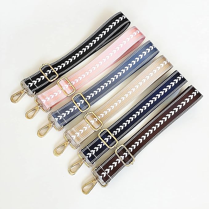 S&loyoe Purse Straps Replacement Crossbody Bag Strap Adjustable Wide Guitar Straps for Handbags 1.5inch