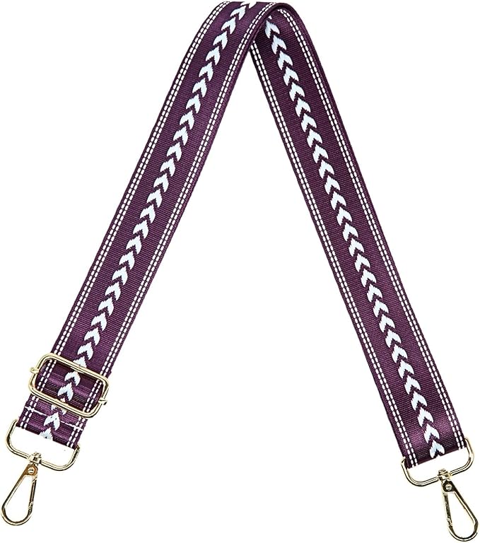 S&loyoe Purse Straps Replacement Crossbody Bag Strap Adjustable Wide Guitar Straps for Handbags 1.5inch