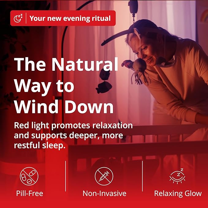 Revive - 670nm Red Night Light (2 Pack) by Gamma - Sleep Therapy - Melatonin Promoting Natural Sleep Aid