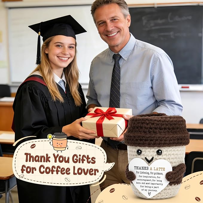 Agantree art Thank You Gifts Coworker Teacher Boss Best Friend Birthday Farewell Retirement for Coffee Lover Women Men Graduation Gifts for Teacher Mentor Tutor Coach Nurse Doctor Appreciation