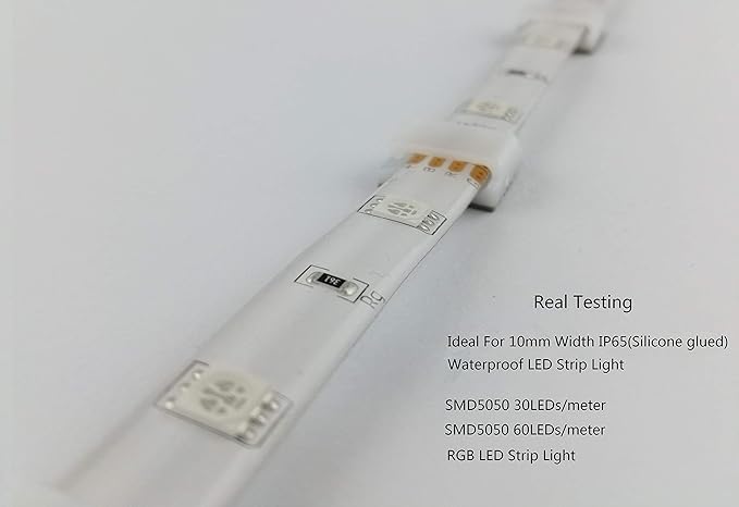 Threetwofour LED Strip Light Clips self Adhesive mounting Brackets Cable Clamp for 8-10mm Width IP65 led Strip Light Cable Clips Wire Holder for Dash cams,Network Cables 100Pack