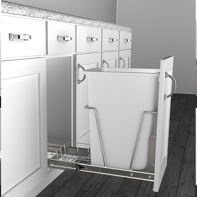 Rev-A-Shelf Cabinet Door Mount Kit for Kitchen Base Cabinet Organizers, Pullout Storage Shelves and Drawers, Trash Cans, 5WB-DMKIT