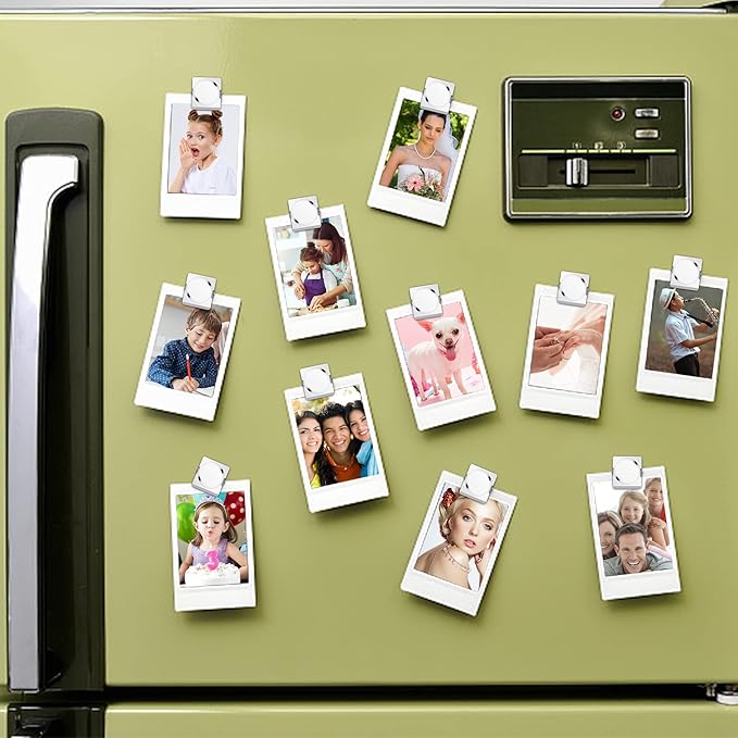Magnetic Clips, 2.12 inches Heavy Duty Metal Magnet Clips for Hanging, 12 Pack Extra Strong Large Magnetic Clips for Whiteboard, Classroom, Office, Refrigerator