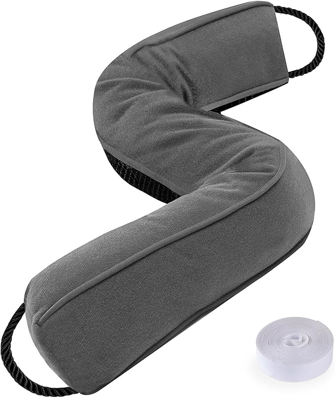 Sunolga 40" Door Draft Stopper Blocks Hot Cold Air with Removable Washable Cover for Gaps Up to 3", All-Season Noise and Wind Seal for The Bottom of Door and Window, Gray