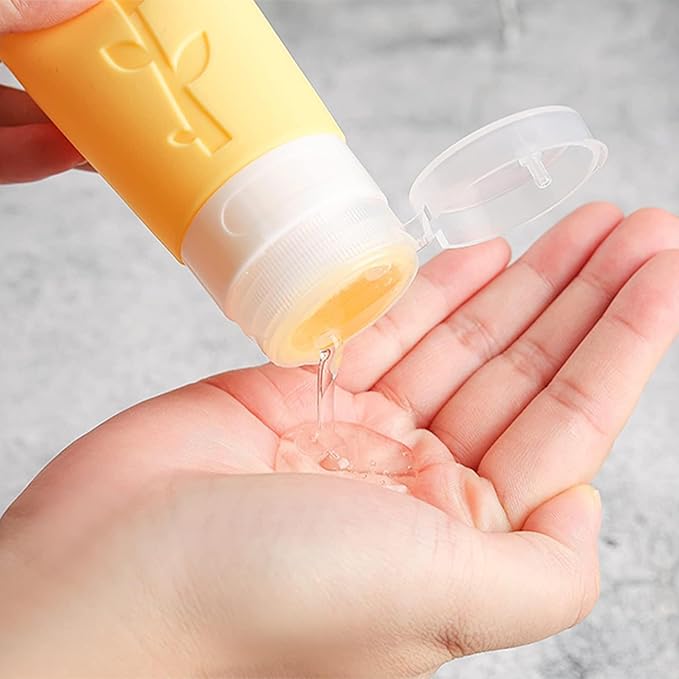 16 Pack Travel Bottles Set - TSA Approved Leak Proof Silicone Squeezable Containers for Toiletries, Conditioner, Shampoo, Lotion & Body Wash Accessories