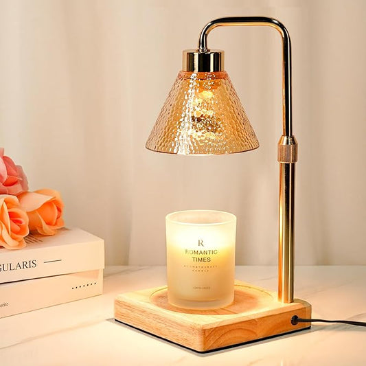 Modern Candle Warmer Lamp, Dimmable Candle Lamp Warmer with Timer, Birthday Gifts for Women Who Have Everything, Christmas Gifts for Mom, Adjustable Men's Candle Lamp, Cozy Living Room Bedroom Decor