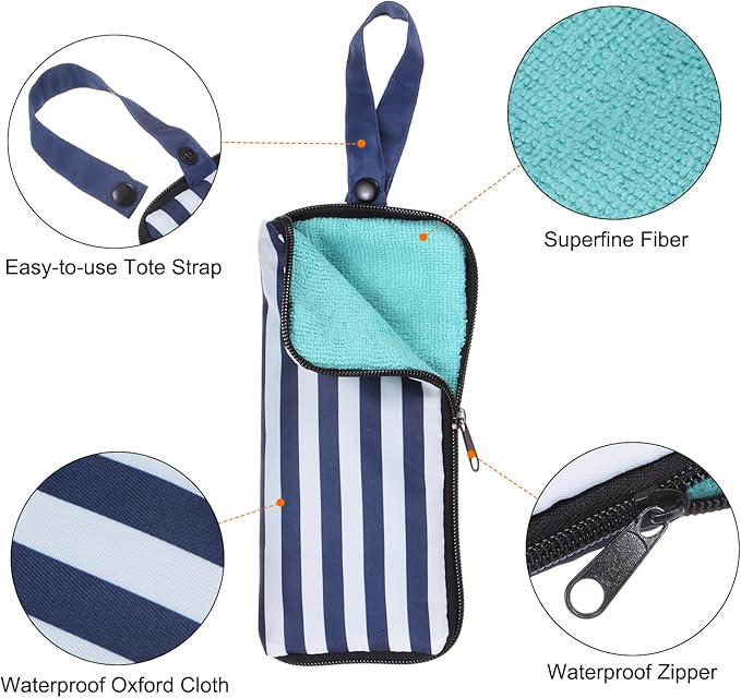 HARFINGTON Umbrellas Bags for Wet Travel Umbrellas Portable Cover Carry Storage Case Sleeve for Compact Folding Umbrellas Travel